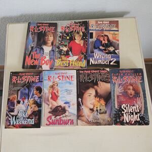 LOT of 7 Fear Street by RL Stine Paperback Books 1990s Horror YA Super Chiller +